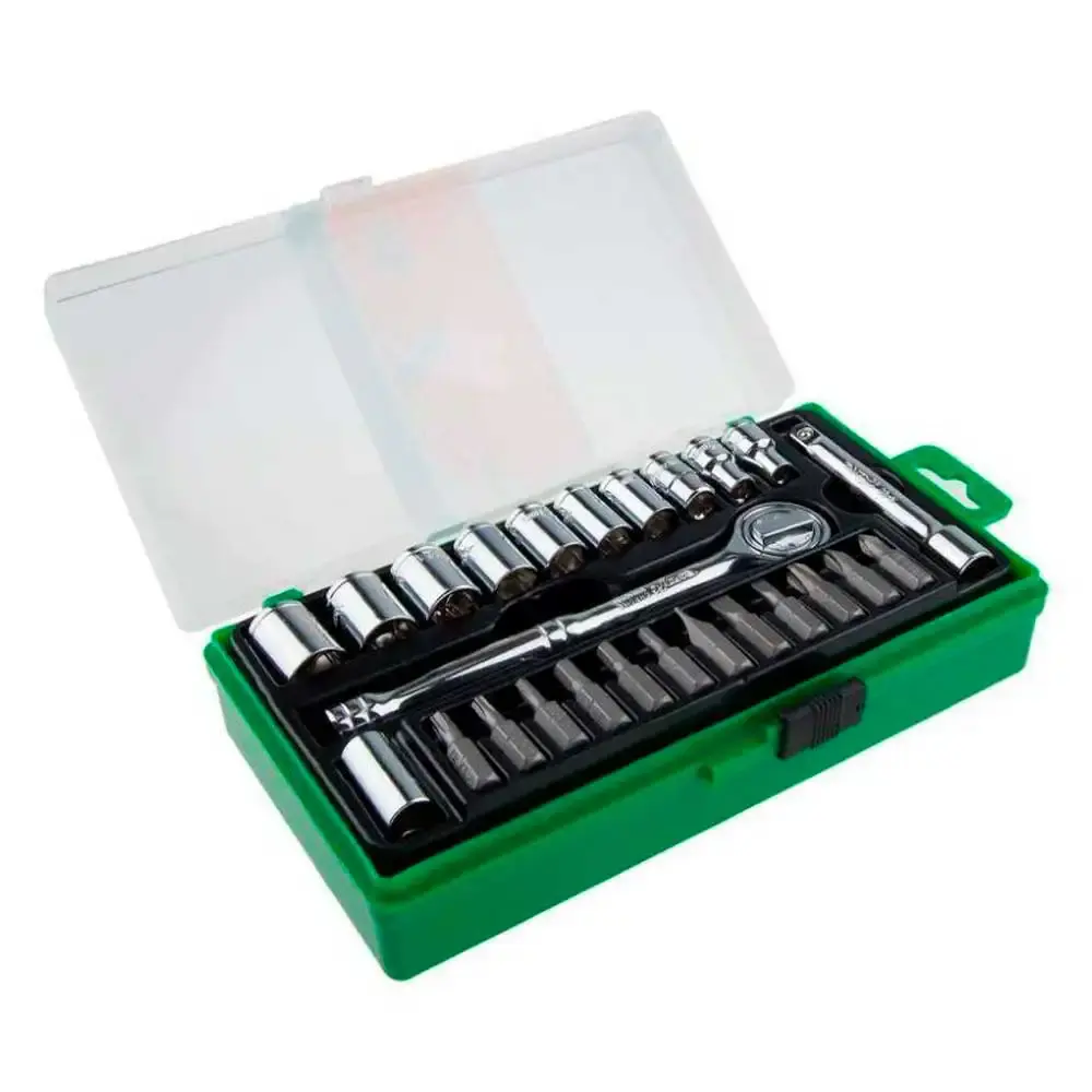 Kit de soquetes de encaixe 1/4 POL com 25 peças Waft