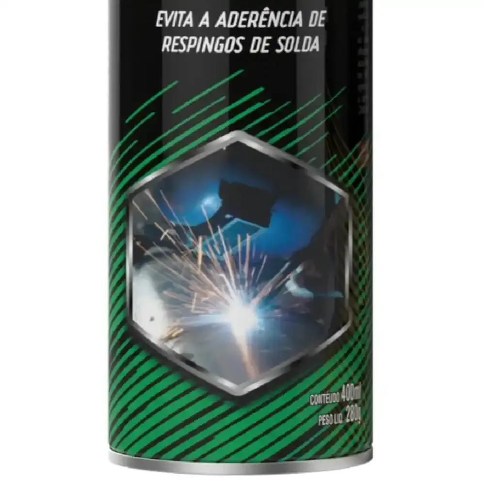 Anti respingo spray para solda com silicone 400ML AE03000009 Mundial prime — fotografia 5