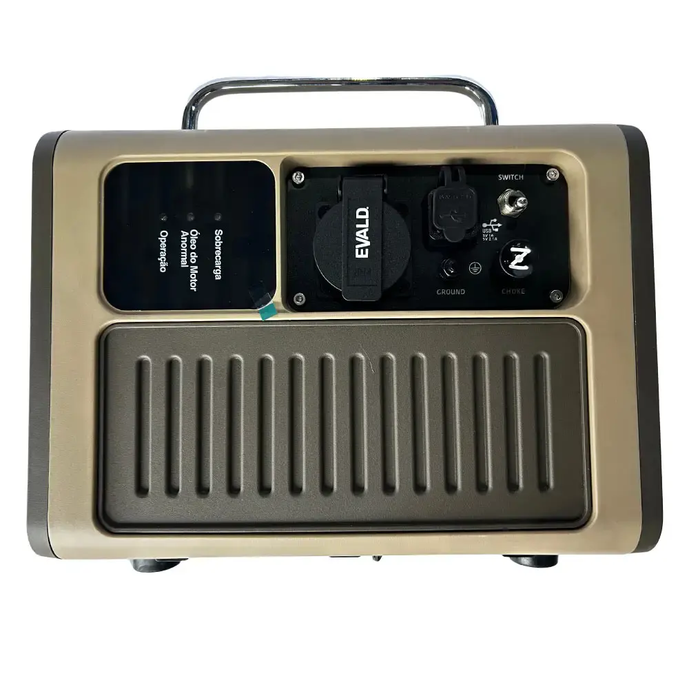 Gerador de energia inverter à gás butano 900W EG1000XG Evald 110 V — fotografia 5