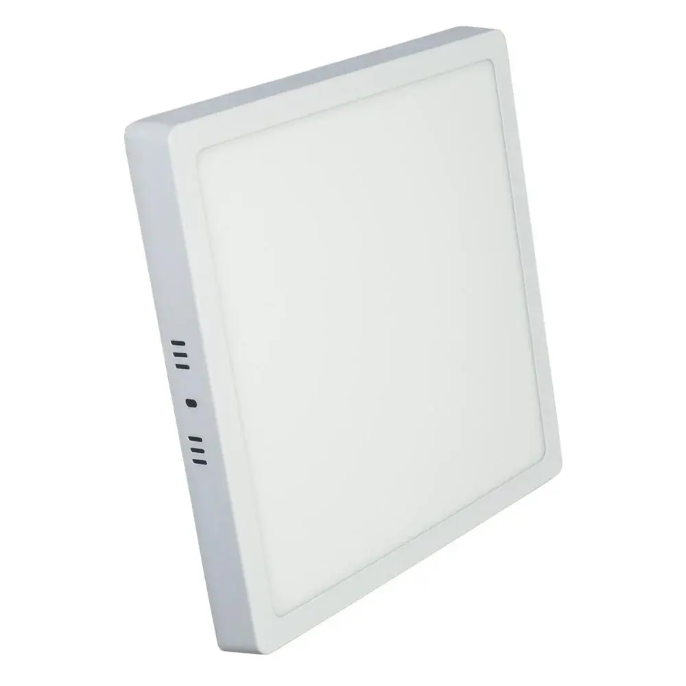 Painel de led quadrado branco para sobrepor 24W bivolt Liege — fotografia de referência