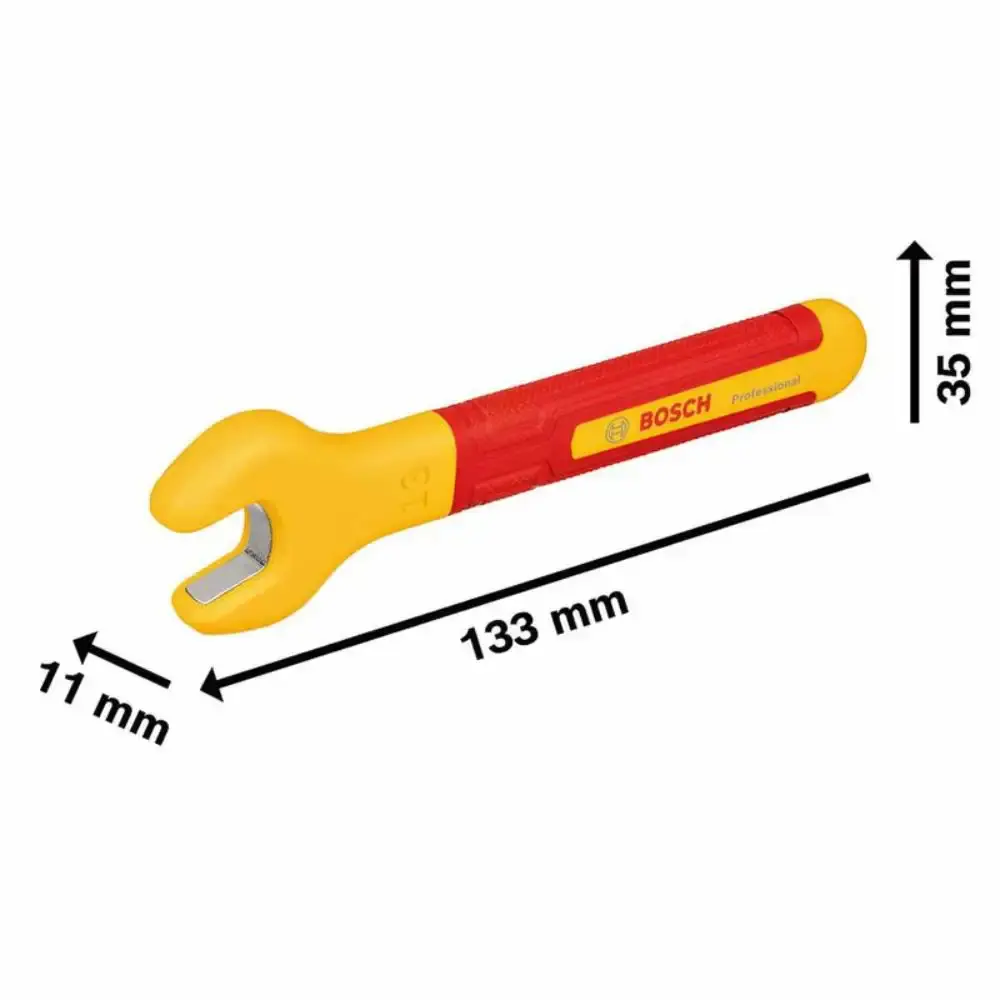 Chave fixa de uma boca VDE 13 MM isolada Bosch — fotografia 3
