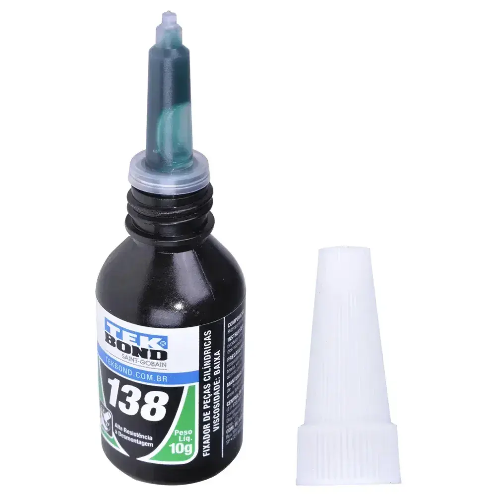 Adesivo fixa rolamento 138 verde 10 g Tekbond — fotografia 11