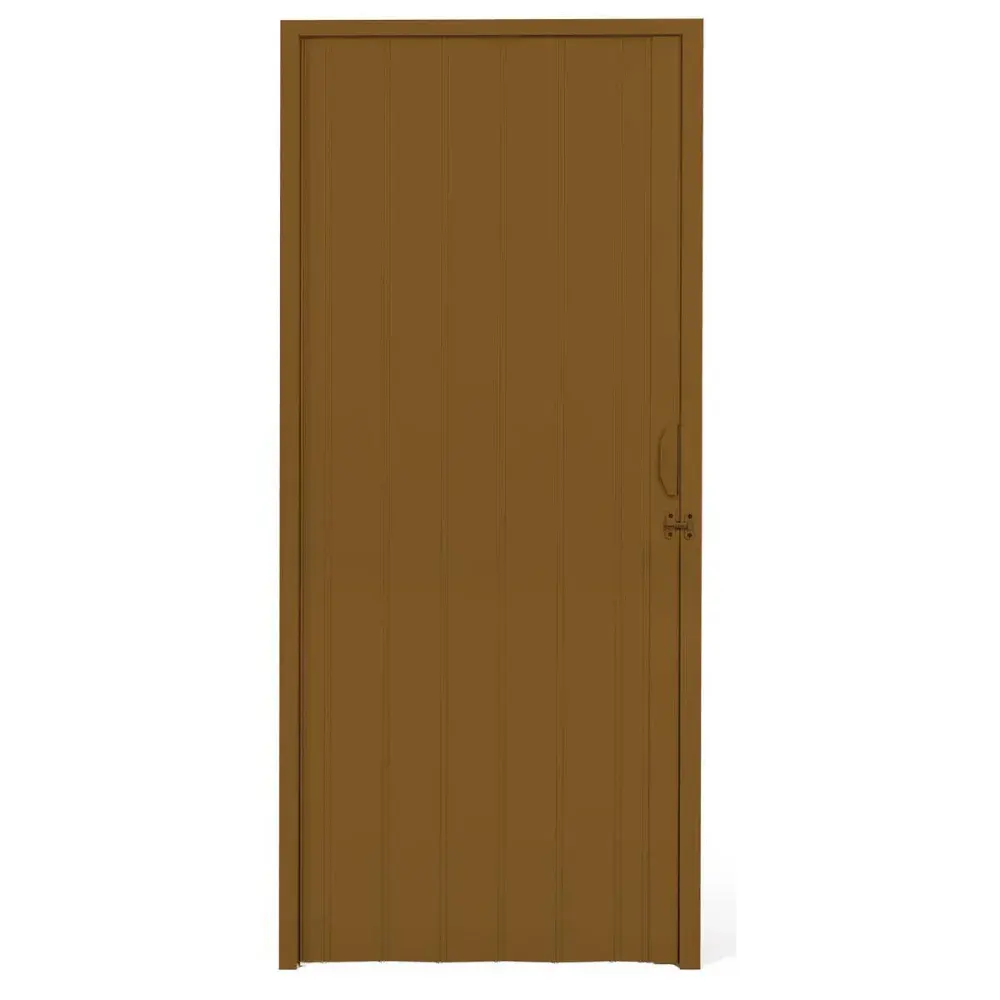 Porta sanfonada pvc 2,10M x 80CM mogno Kala