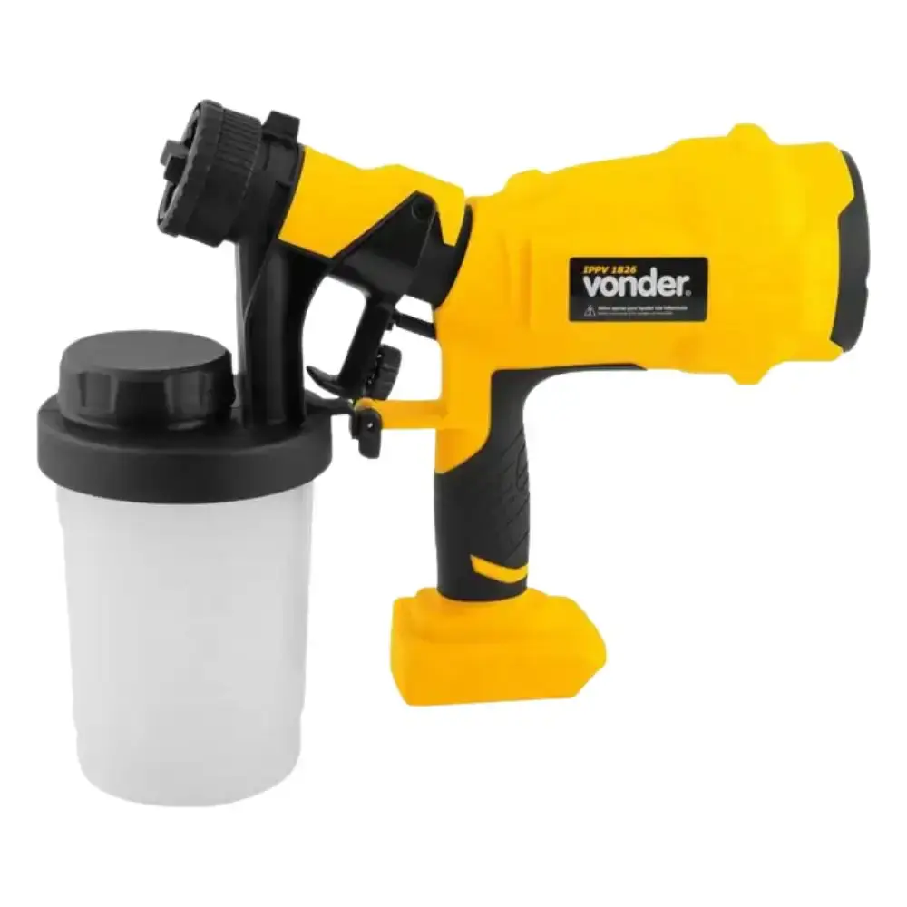 Pistola de pintura à bateria 18V sem bateria e carregador Vonder — fotografia 5