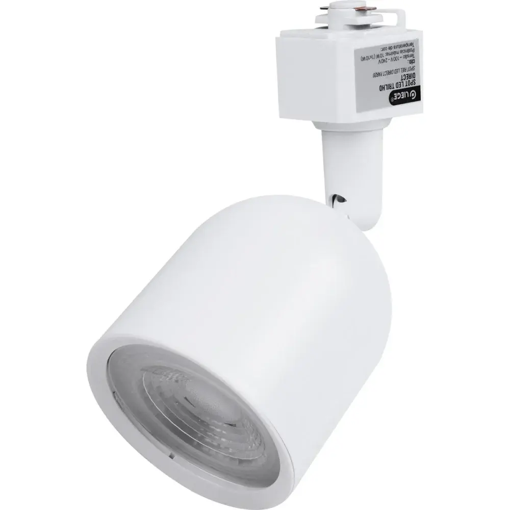 Spot led para trilho 10W 750LM 3000K biv branco Liege