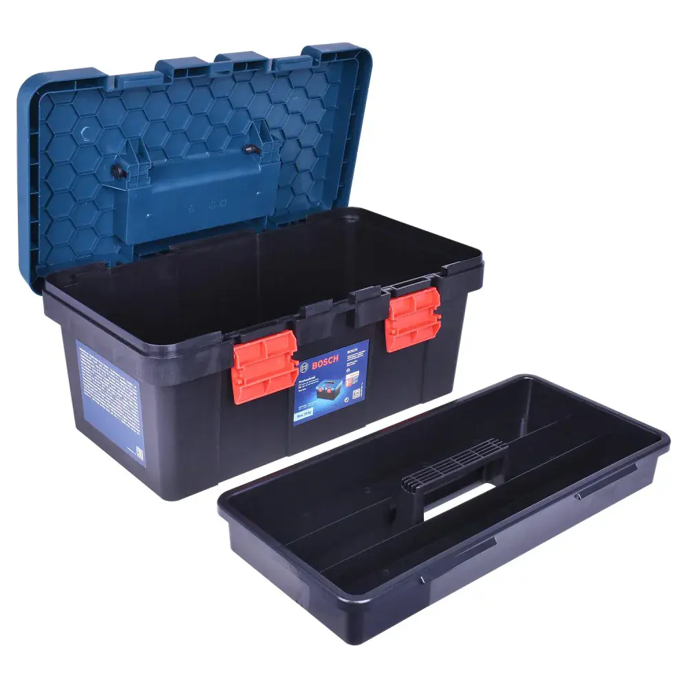 Caixa plástica para ferramentas 427 x 197 x 232 mm Bosch — fotografia 5