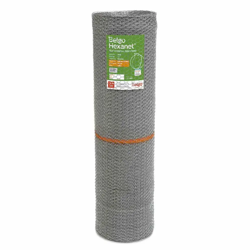 Tela galvanizada para galinheiro 2 rolo 1,50X50M Belgo