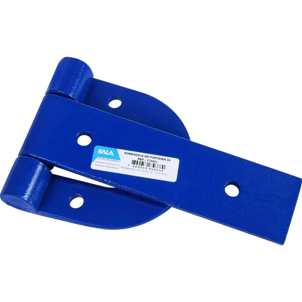 Dobradiça de porteira C04 azul Kala