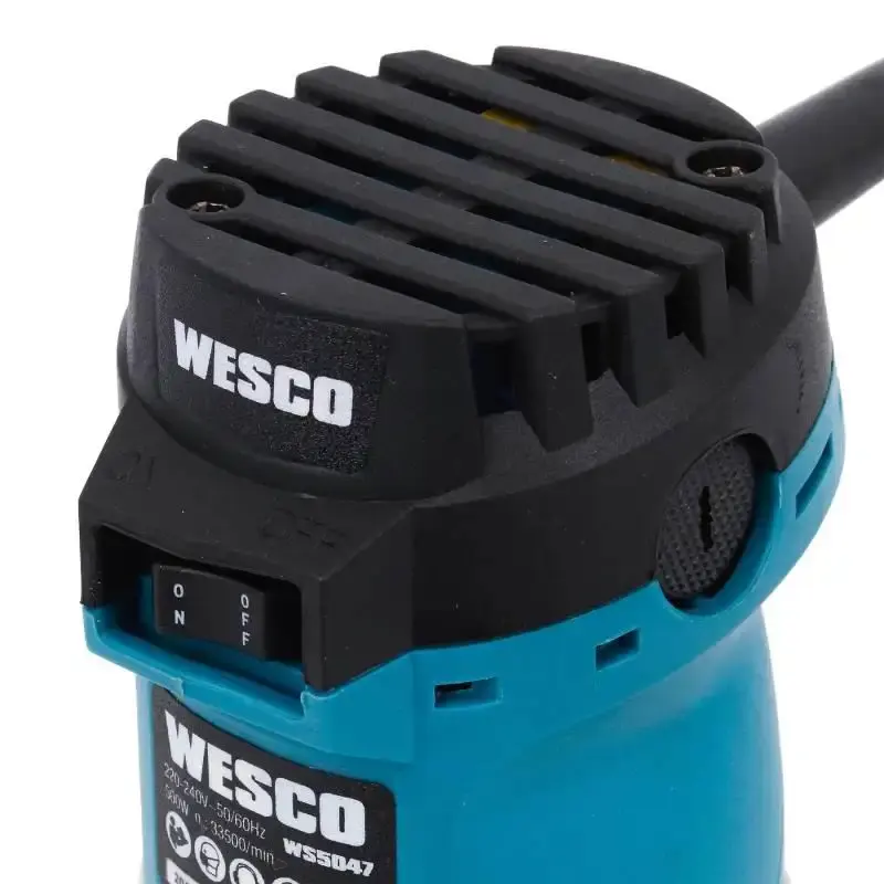 Tupia laminadora 6 MM 500W com 2 pinças WS5047 Wesco 220 V — fotografia 7