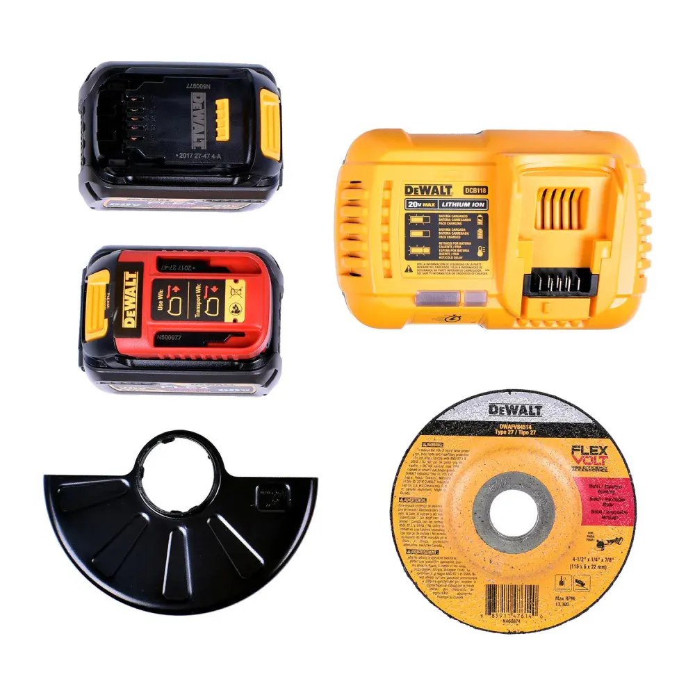 Esmerilhadeira angular bat 4.1/2 6 DCG414T2 Dewalt – 220 v — fotografia 5