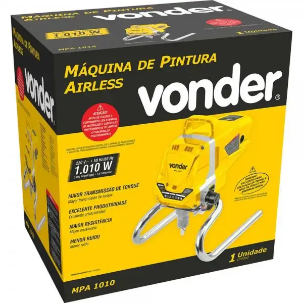 Maquina de pintura airless 1,3HP MPA1010 6220110220 Vonder 110 V — fotografia 5