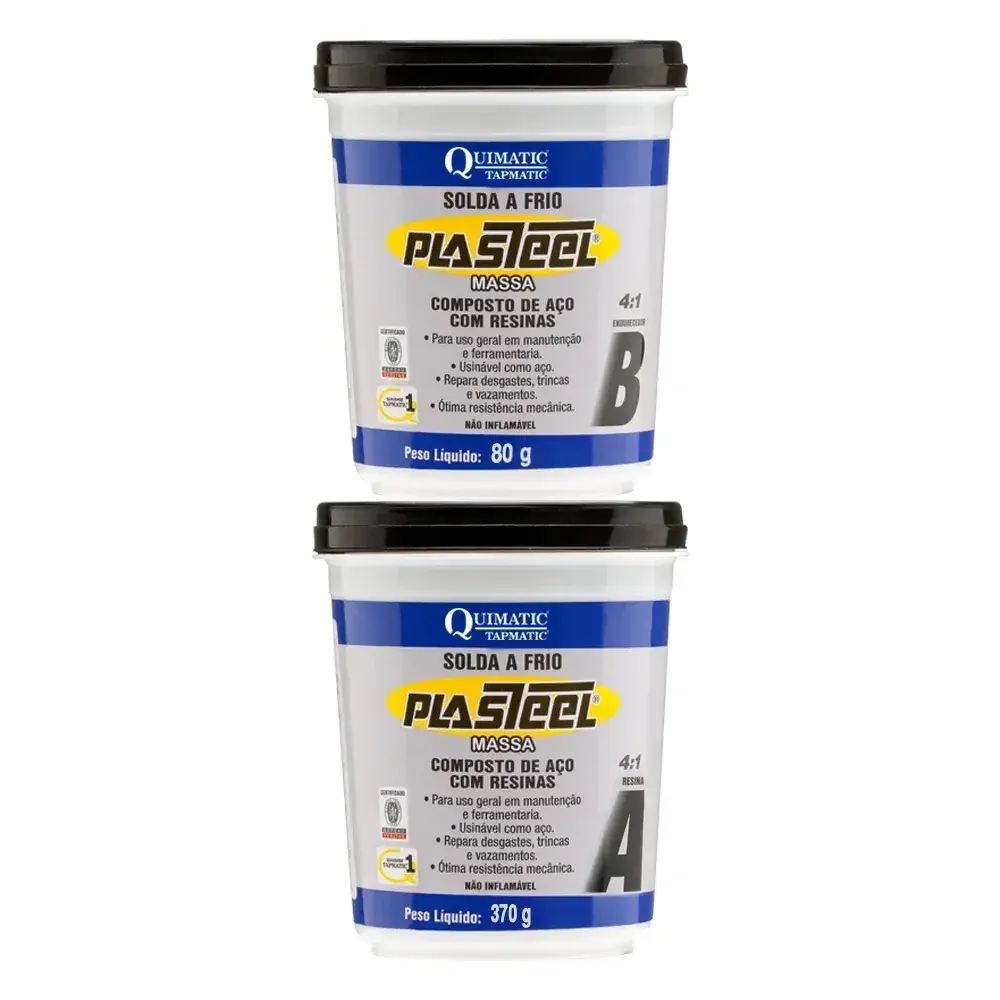 Plasteel massa 4:1 - 450 g – quimatic Quimatic Tapmatic — fotografia 2