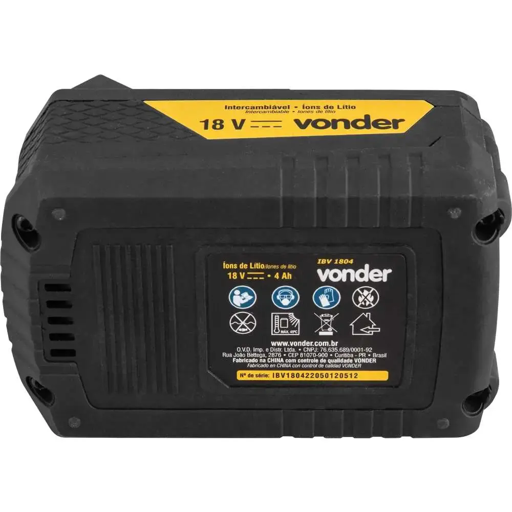 Parafusadeira furadeira 3/8 POL com bateria e carregador Vonder Bivolt — fotografia 6