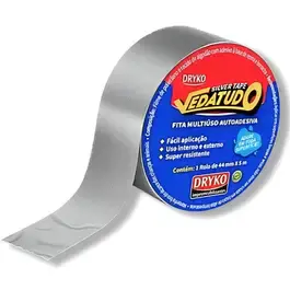 Fita Adesiva Silver Tape Vedatudo 44 mm x 5 m DRYKO — fotografia 2