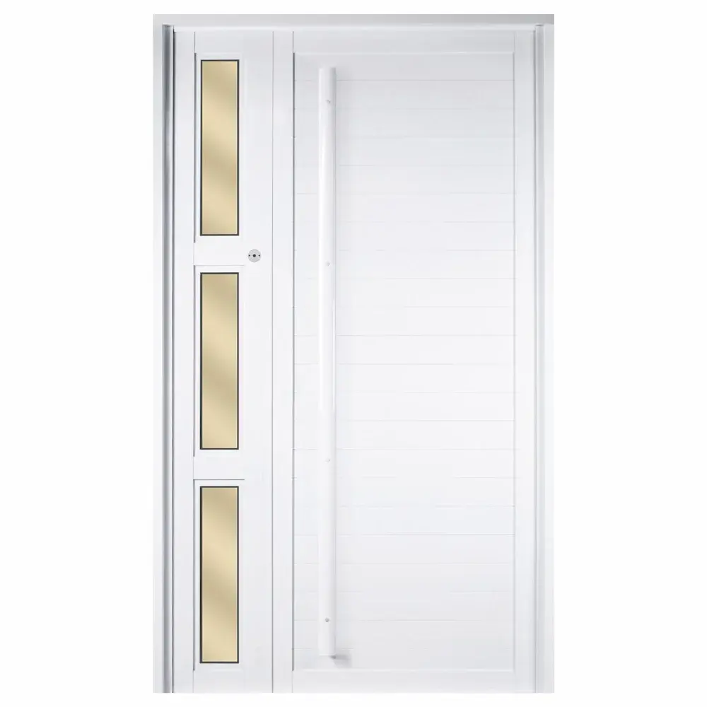 Porta lambri em alumínio 1 bandeira br direita 210X121CM Metalflex