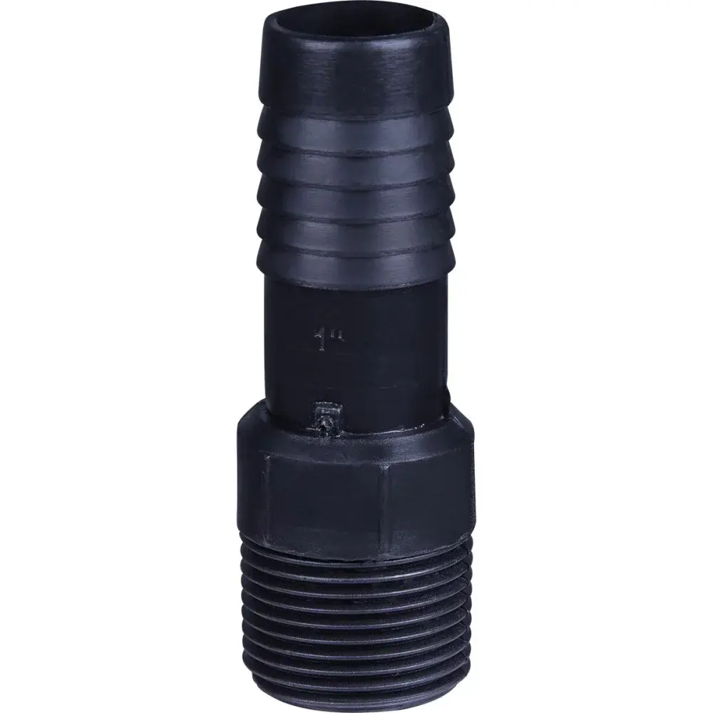 Conexão de mangueira adaptador rosca interno 1” preto Liege