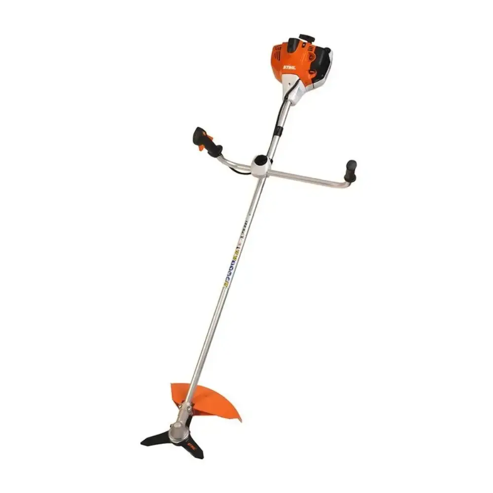 Roçadeira combustão a gasolina 2,3 CV 37,7 CC lâmina 3 facas FS 221 Stihl