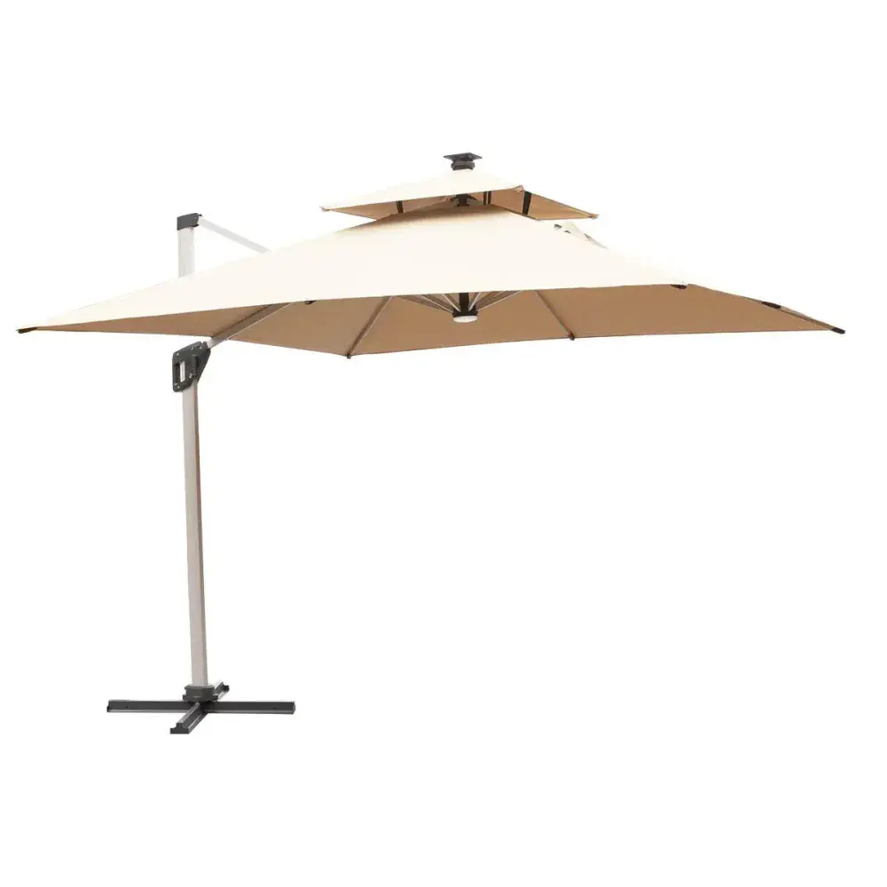 Ombrelone lateral com led 3X3 Kala — fotografia 8