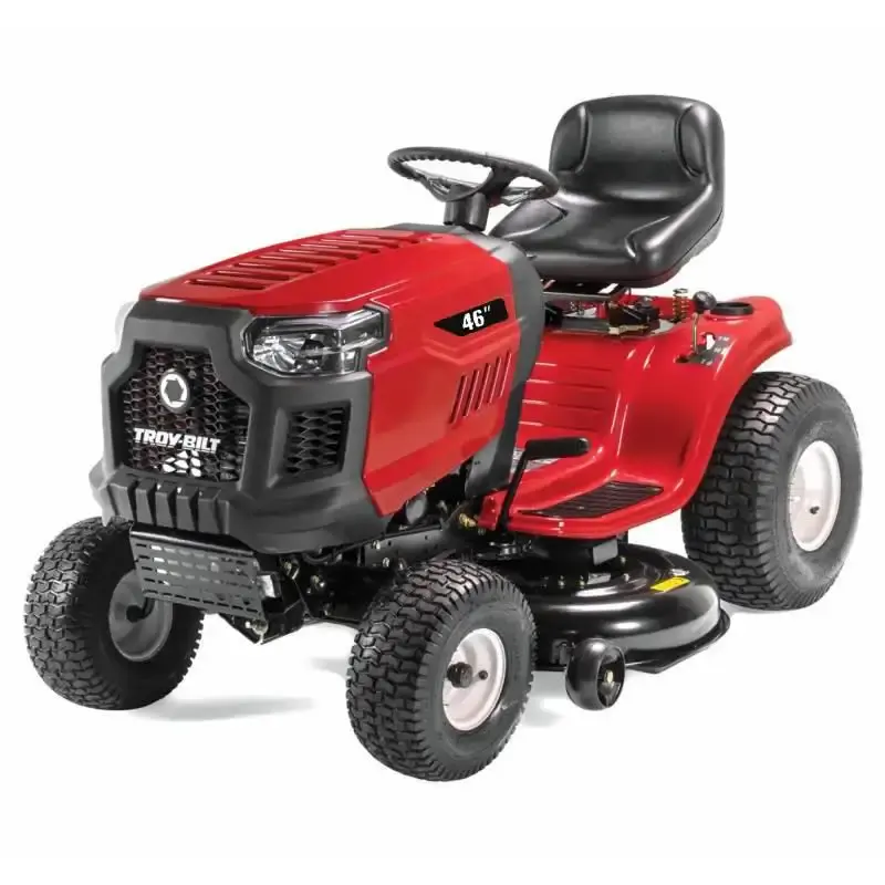 Trator para Cortar Grama 19.5 HP à Gasolina Corte 46 POL 117 CM c/ Bomba de Óleo 13B877BT309 TROY BI — fotografia 5
