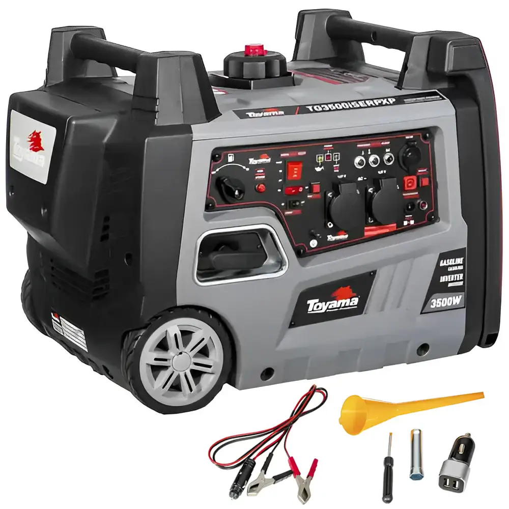 Gerador Gasolina 3.5kva 192 cc Partida Elétrica 4T Digital TG3500ISERP-XP e Controle Remoto TOYAMA 110 V — fotografia 2