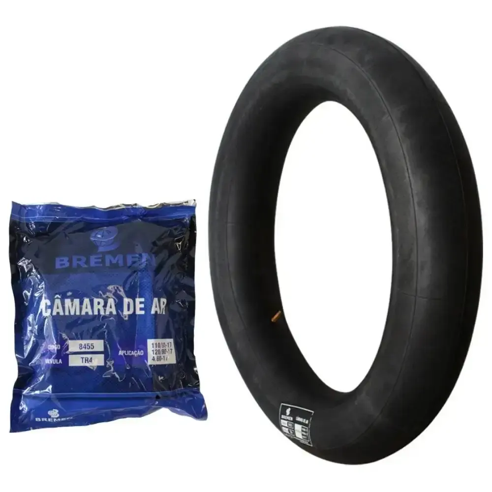Kit 2 câmaras de ar para pneu aro 17 para moto falcon e XT600 Bremen — fotografia 3