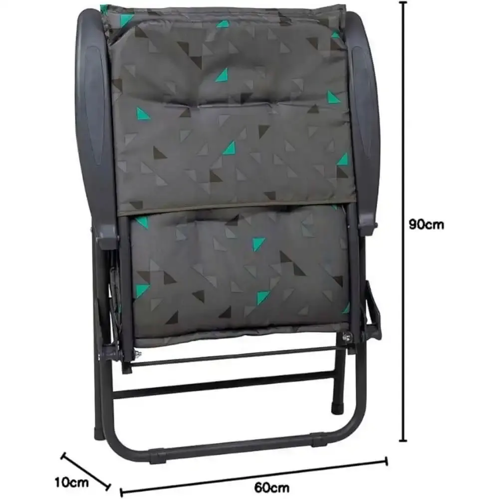 Poltrona Estofada Camping K1 até 120kg Grafite 409201 MOR — fotografia 6