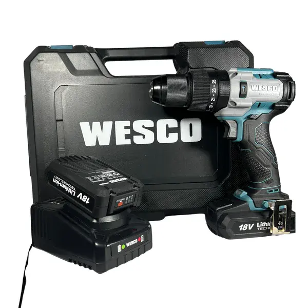 Parafusadeira e furadeira de impacto 18V WS2419K2 - Wesco