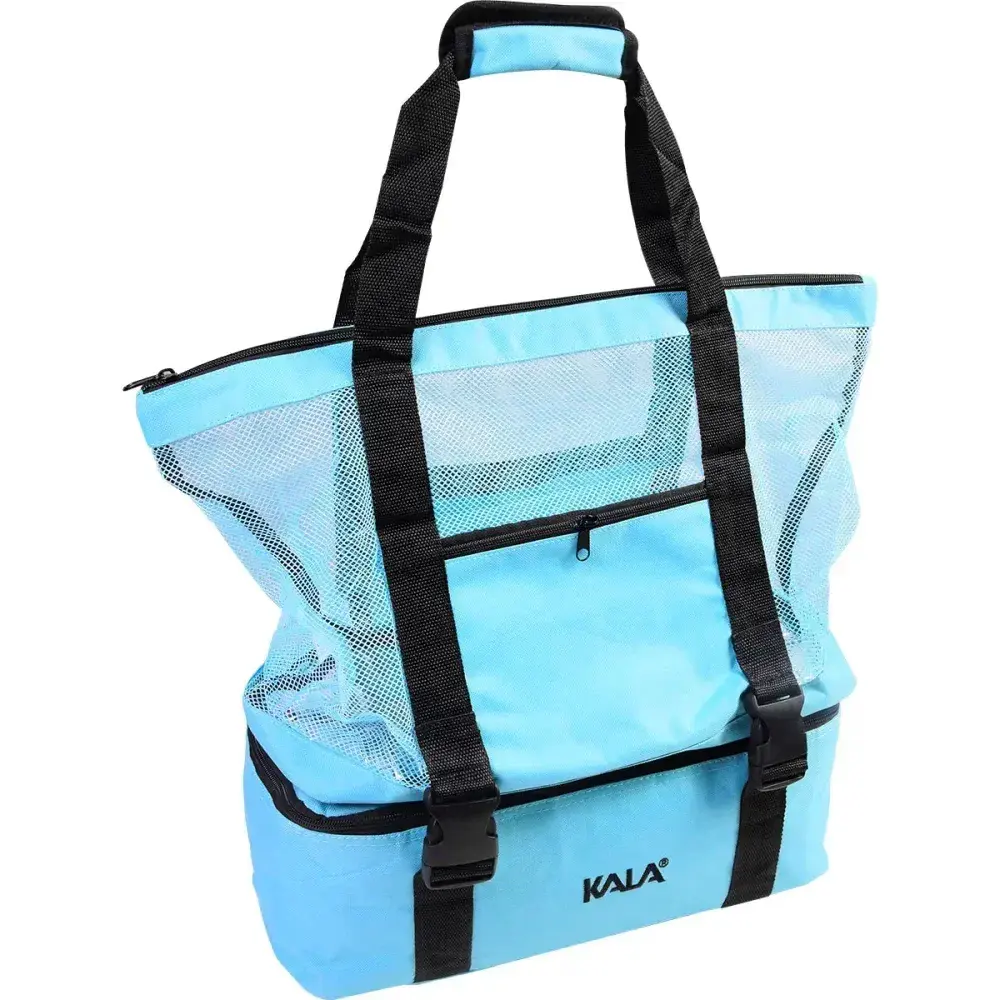 Bolsa térmica sintética 2 em 1 azul 35L Kala — fotografia 7
