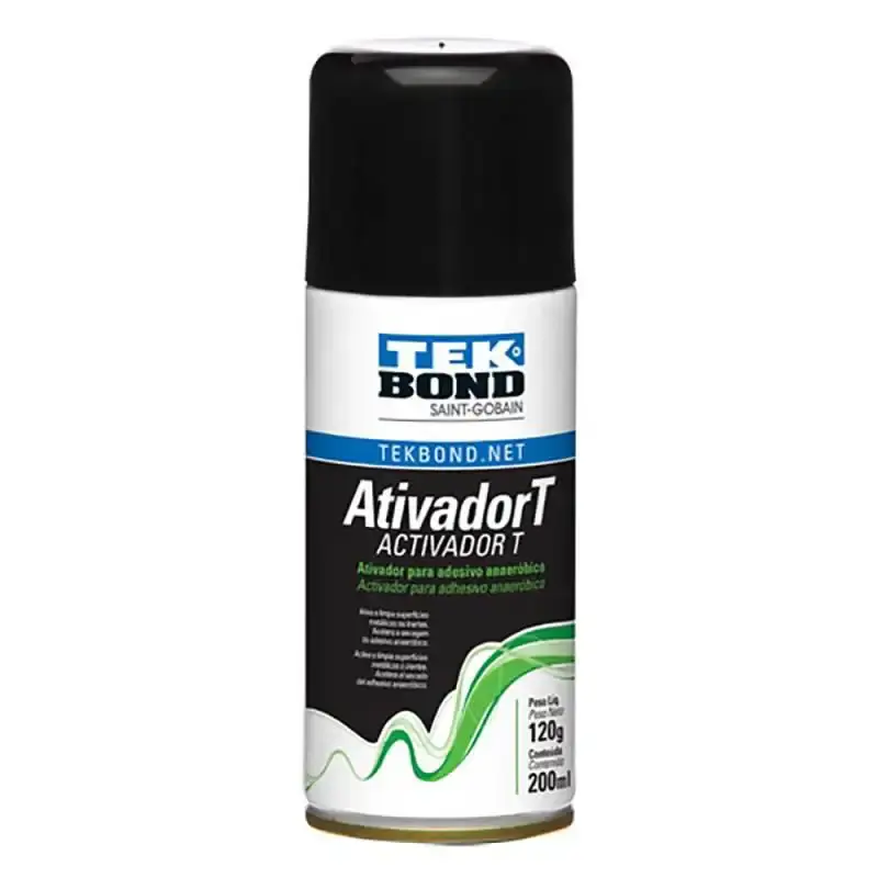 Ativador t spray para adesivo anaeróbico 200 ML Tekbond
