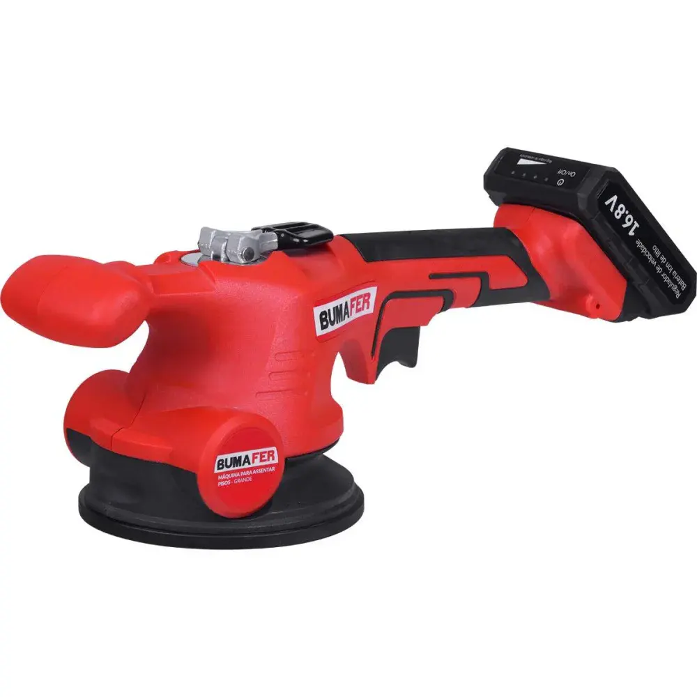 Assentador de pisos a bateria 1A 16,8V 30KG Bumafer — fotografia 3