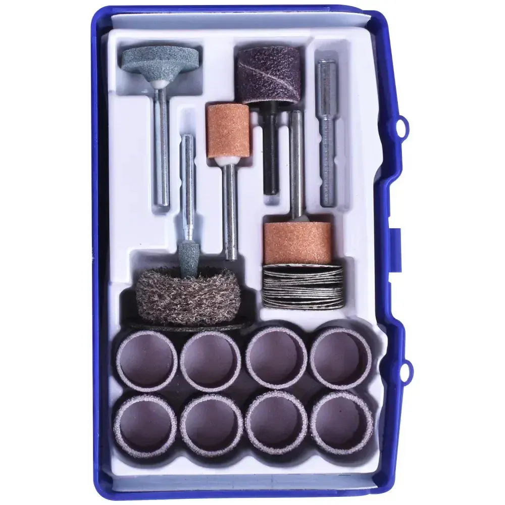 Kit para mini retífica 31 peç para lixar e afiar Dremel — fotografia 7