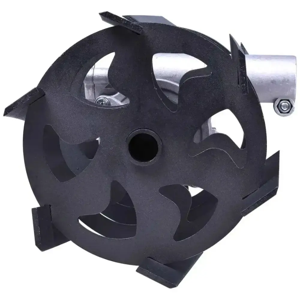 Enxada rotativa 35 CM tubo 28 MM para roçadeira Toyama — fotografia 3