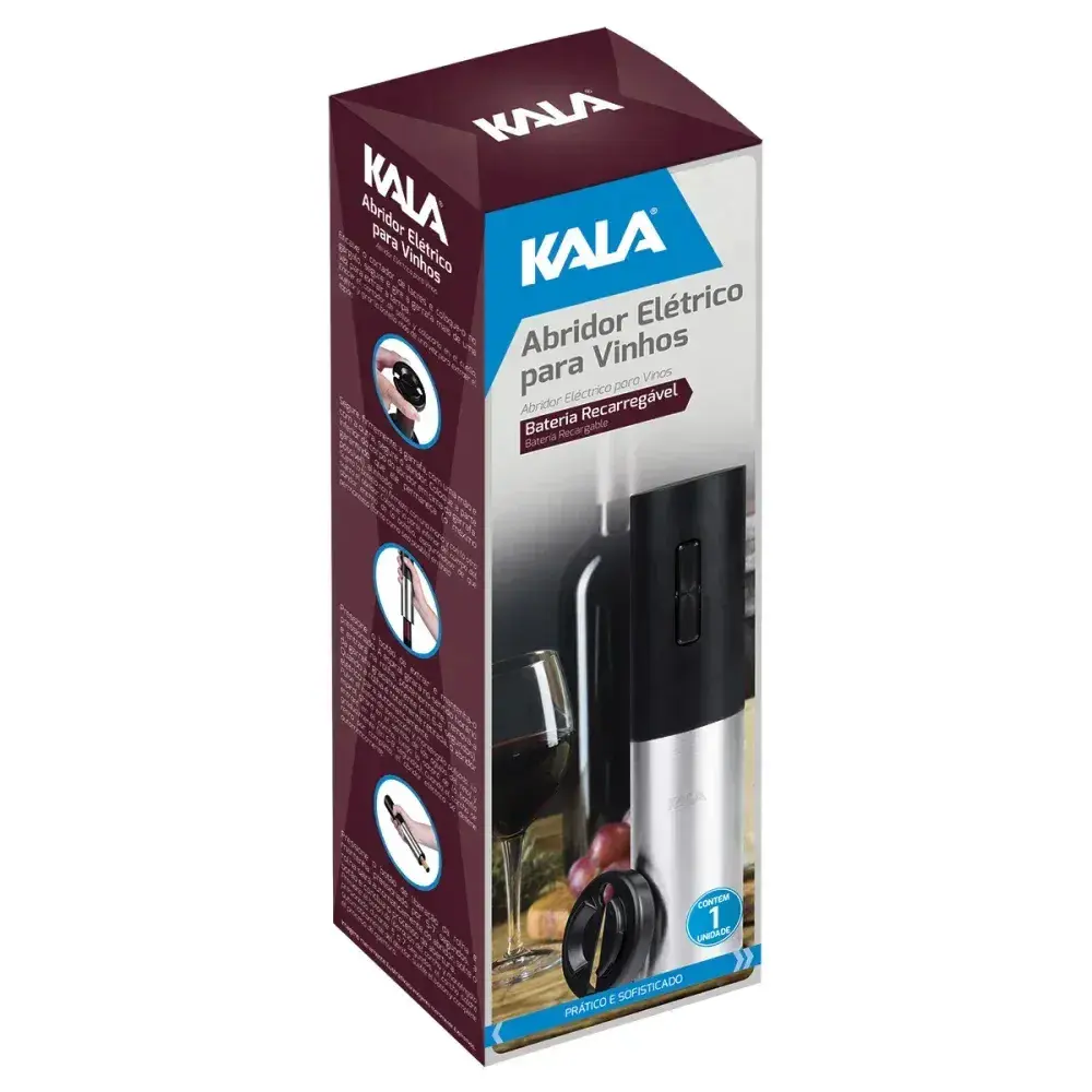 Abridor elétrico de vinhos Kala — fotografia 8