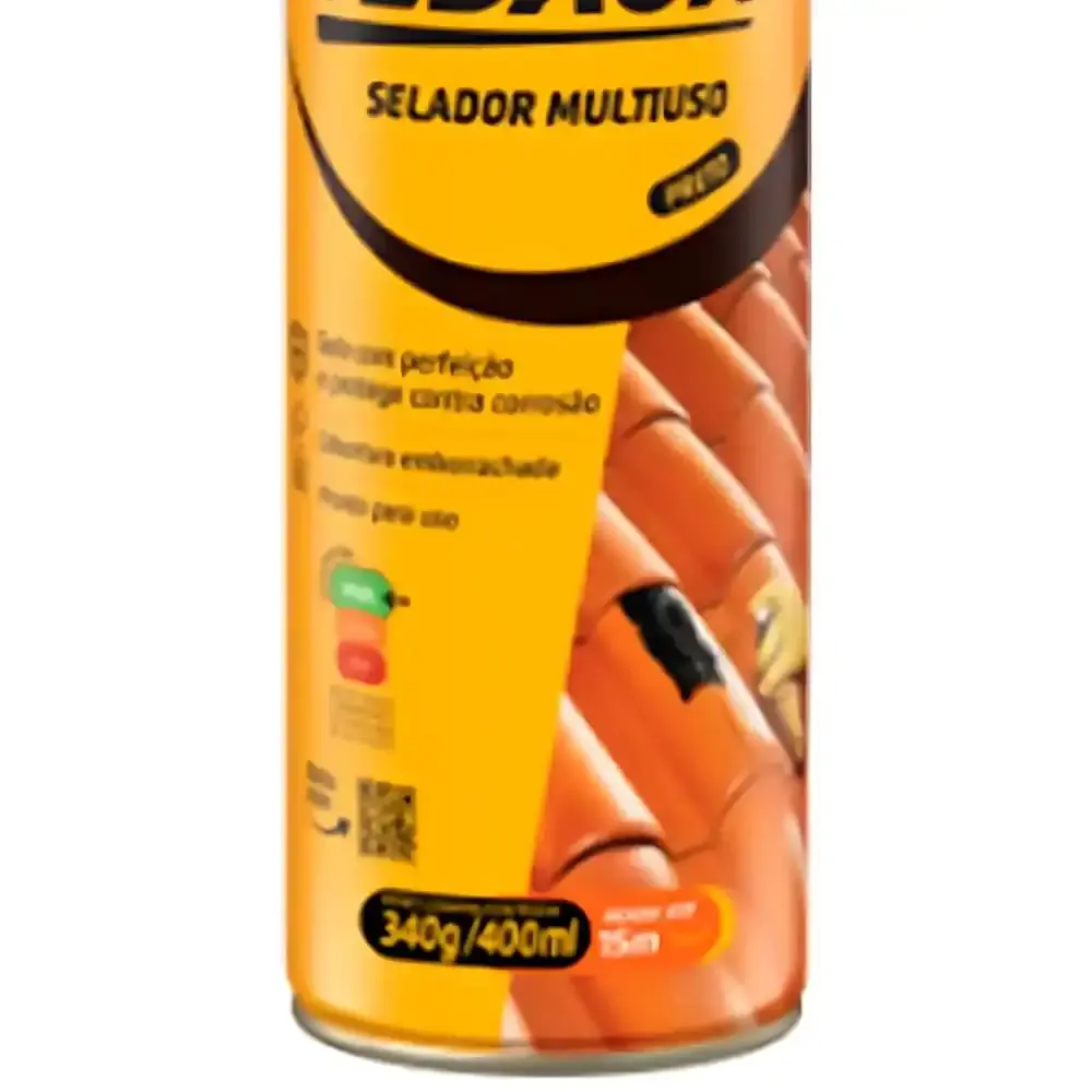 Selador Multiuso Spray Preto 400 ml 147871 VEDACIT — fotografia 2