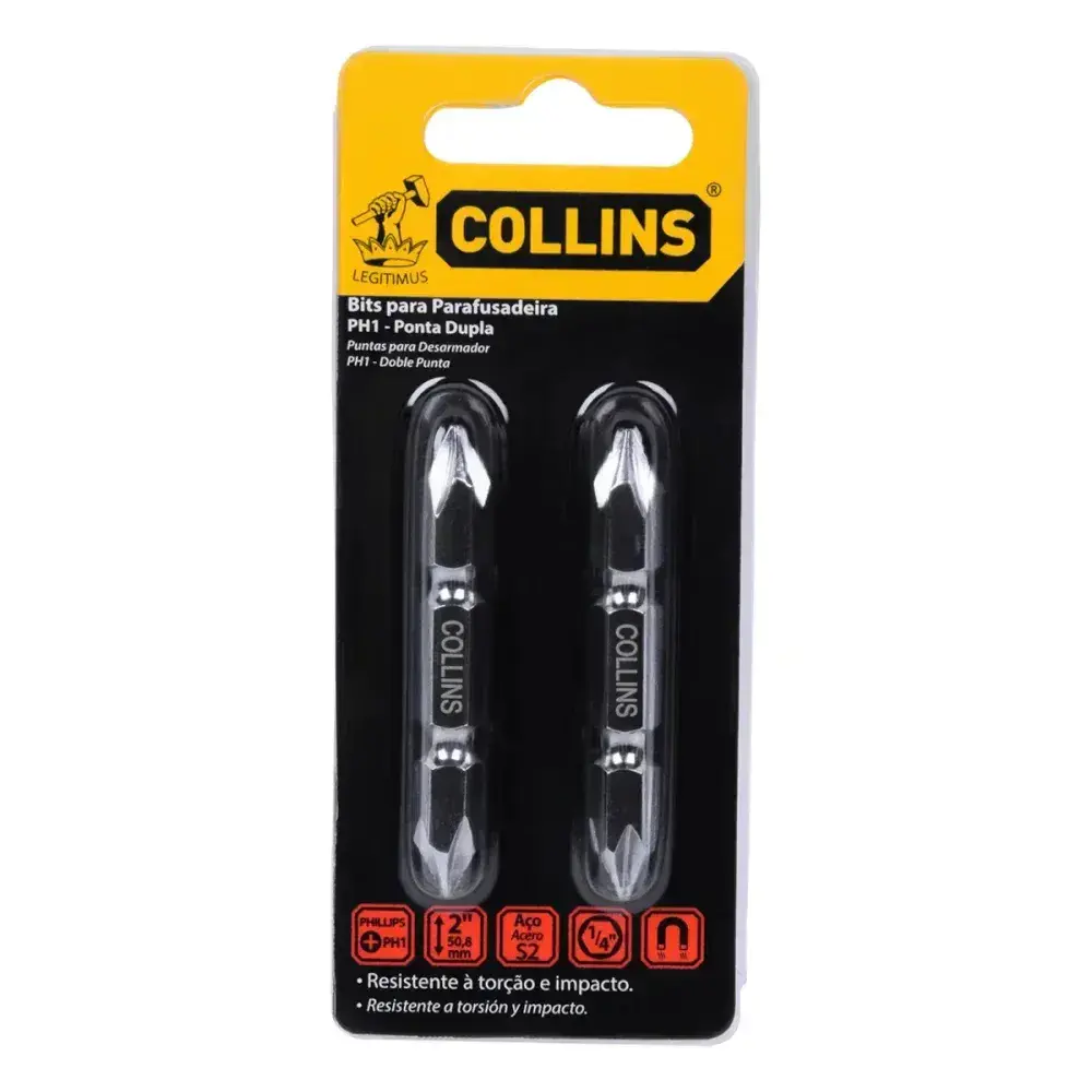 Bits PH1 1/4 ponta dupla e phillips 50MM Collins — fotografia 6