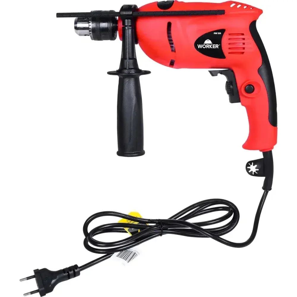 Furadeira de impacto FIW550 1/2” 3000RPM 550W Worker — fotografia 6