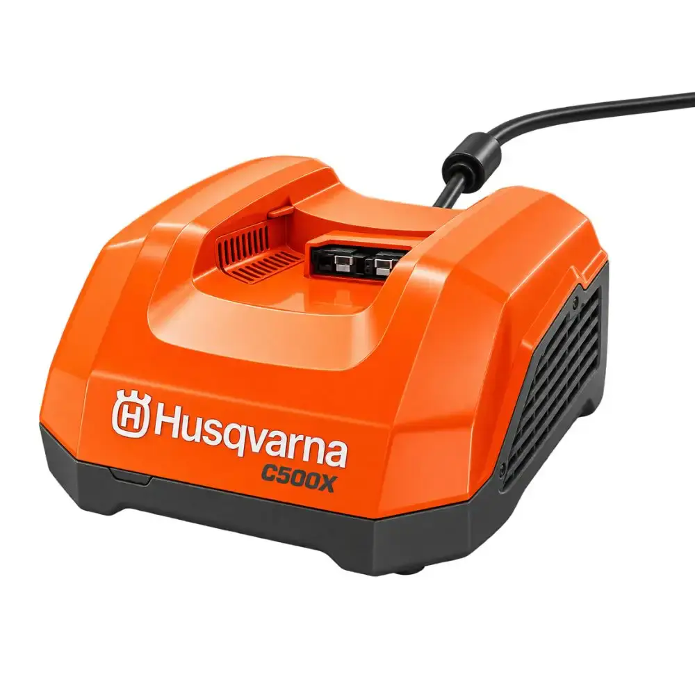 Roçadeira 36V 325IR carregador rápido 40-C500X e bateria B220X 36V 6AH Husqvarna — fotografia 6