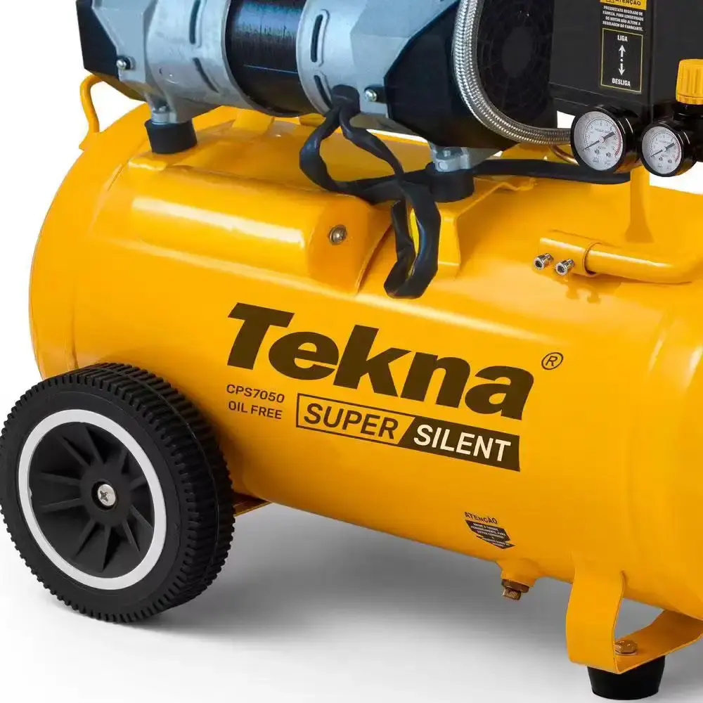 Compressor portátil 5.3 pes CPS6022/20L silencioso isento de óleo 1012011 Tekna 110V — fotografia 4