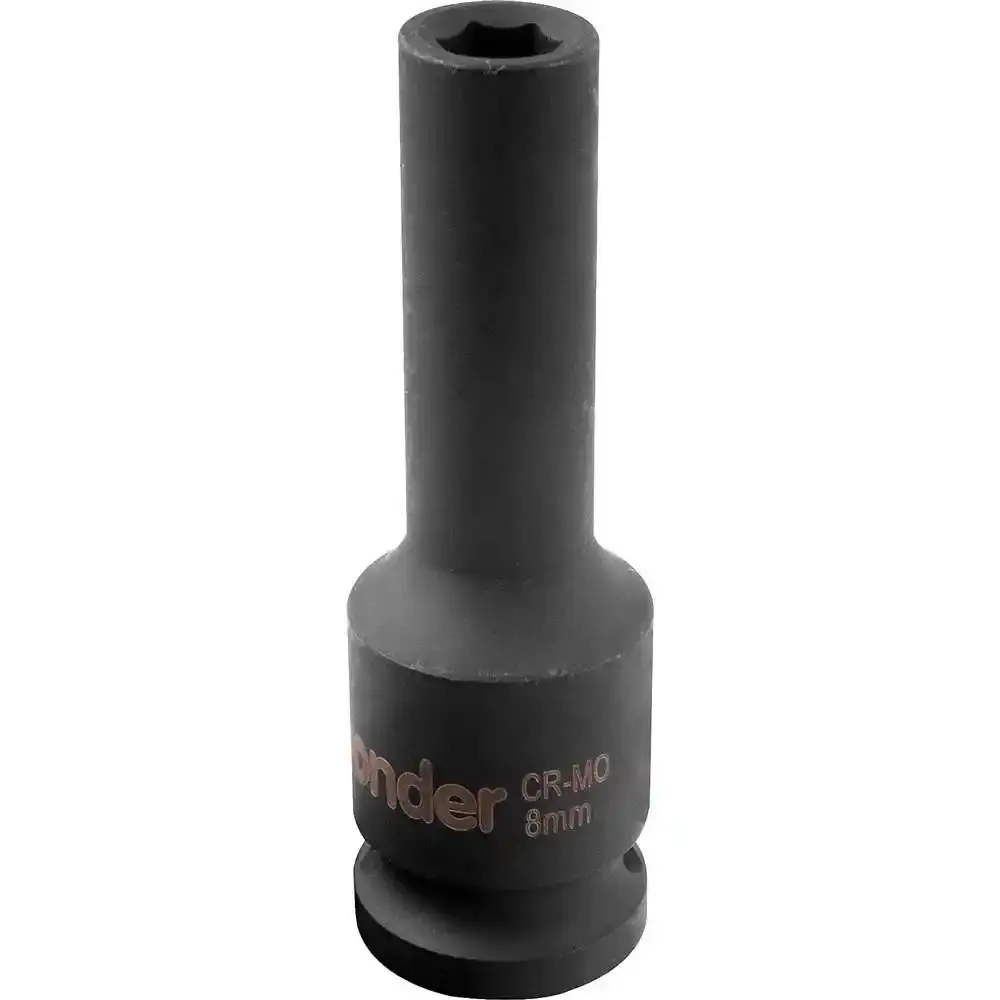 Soquete sextavado longo de impacto 08MM 1/2POL Vonder — fotografia 3