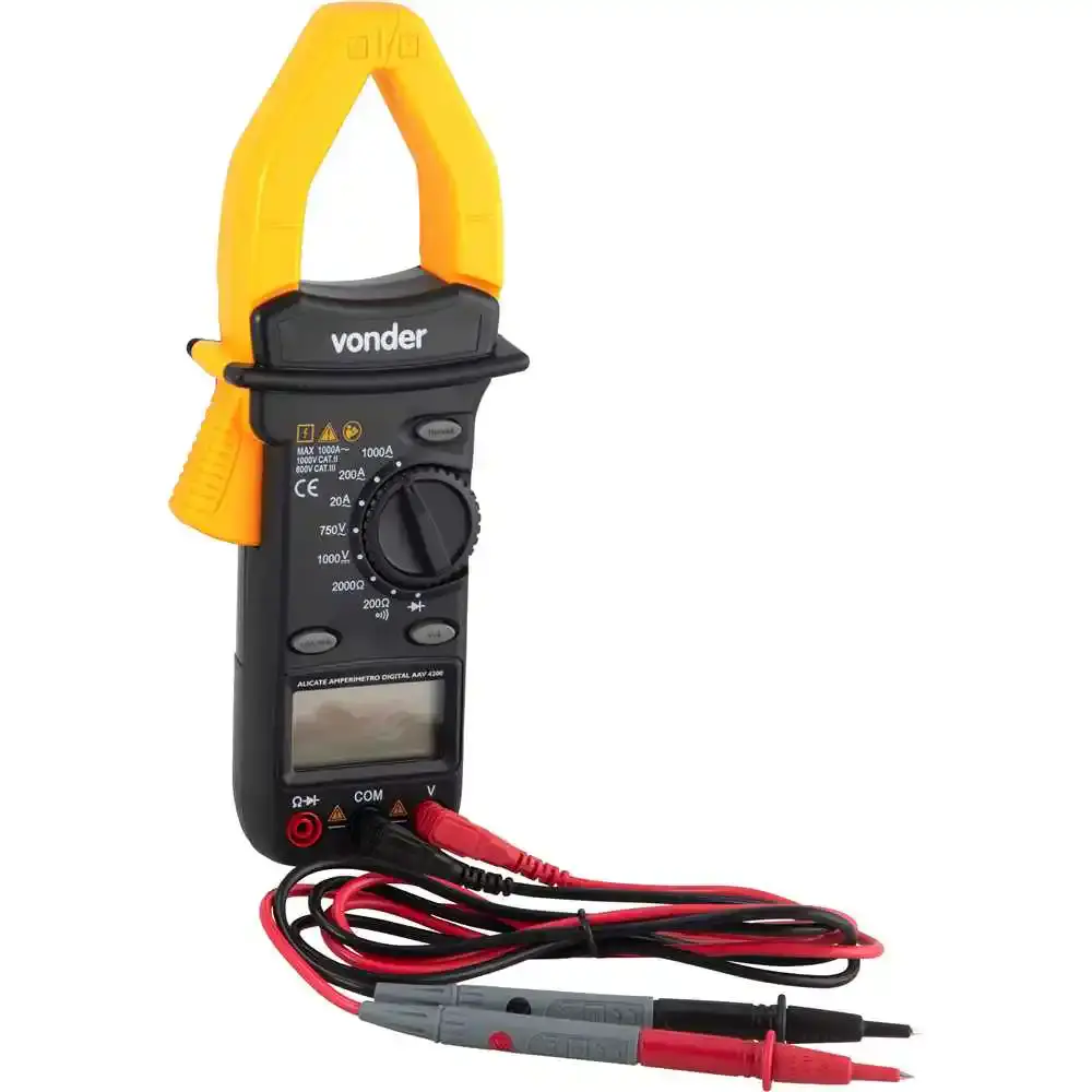 Alicate amperímetro digital AAV-4200 Vonder — fotografia de referência