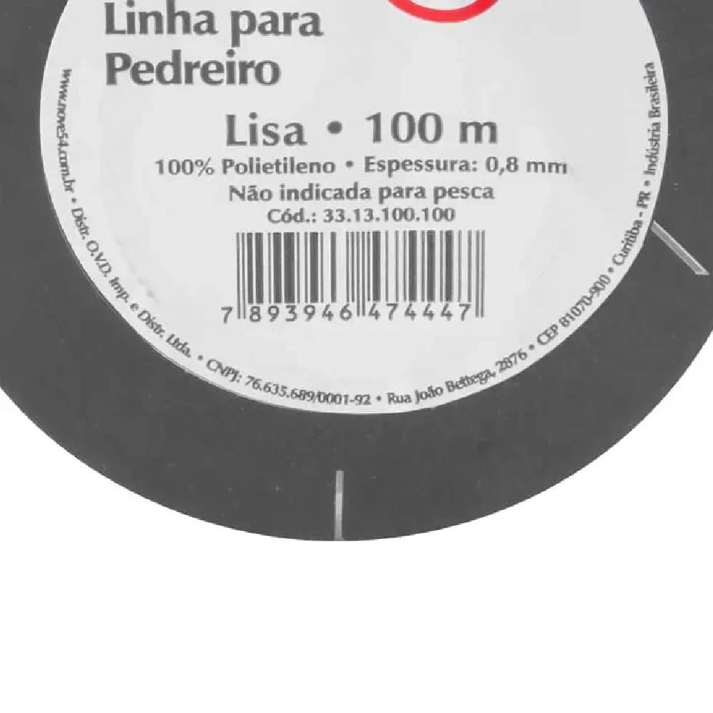 Linha pedreiro lisa com 100M 3313100100 Nove54 — fotografia 4