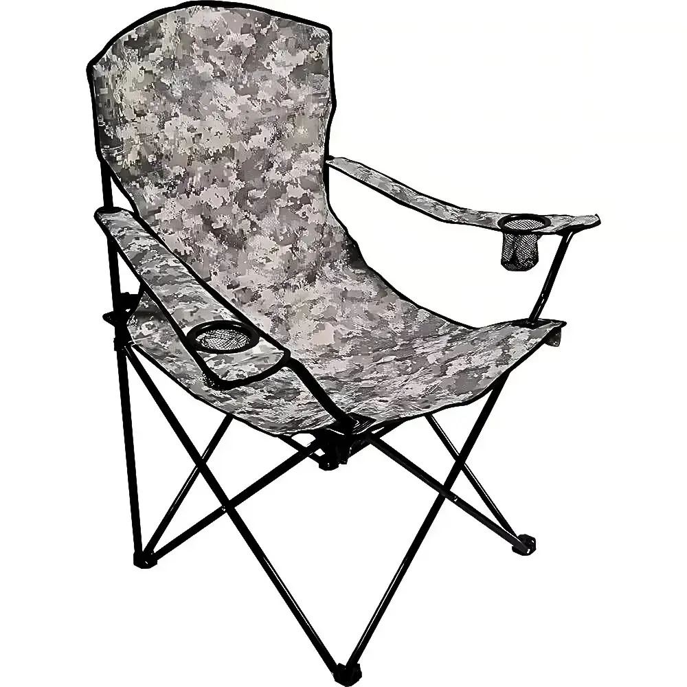 Cadeira dobrável camuflada para camping com porta copo Kala — fotografia 3
