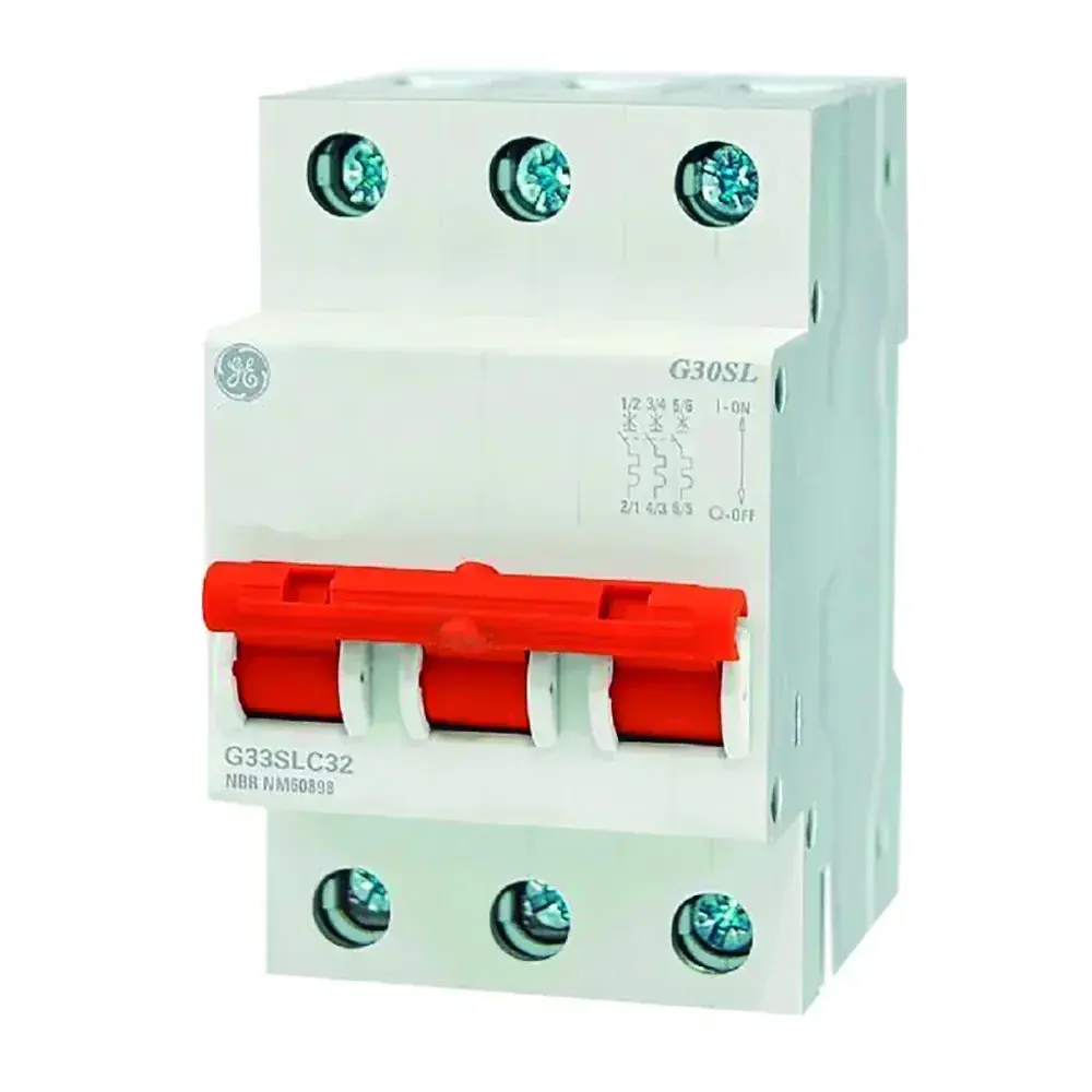 Disjuntor tripolar din iec curva c 16A GE — fotografia 2