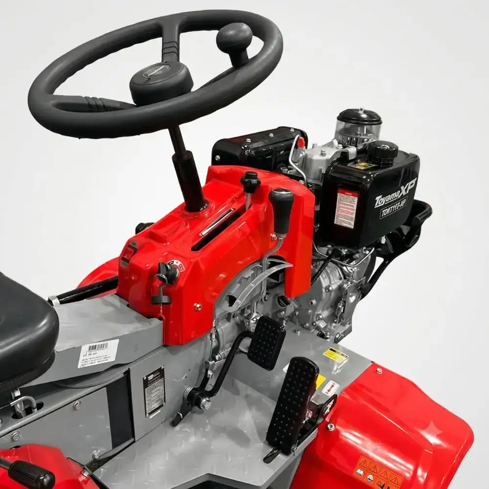 Motocultivador a diesel 4X4 partida elétrica 4T 15HP TDRT15T-XP Toyama — fotografia 4