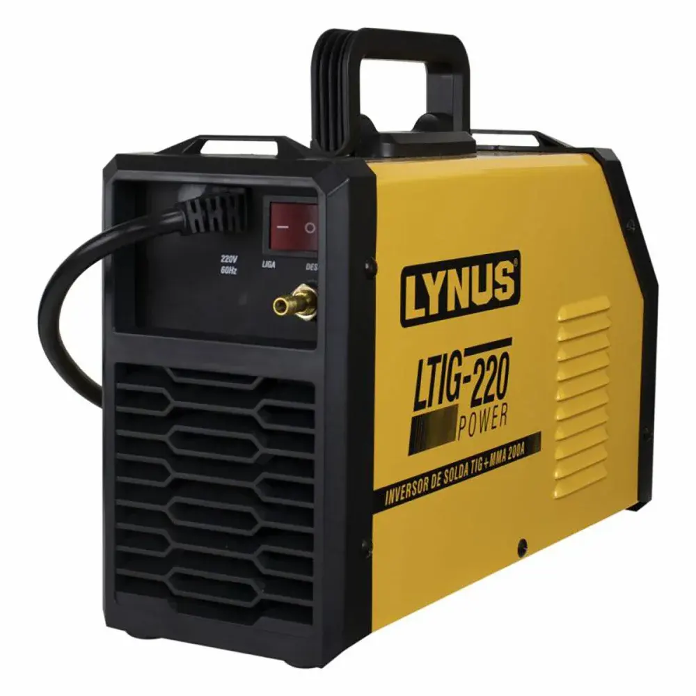 Inversora de solda mma modelo LTIG-220 da Lynus — fotografia 3