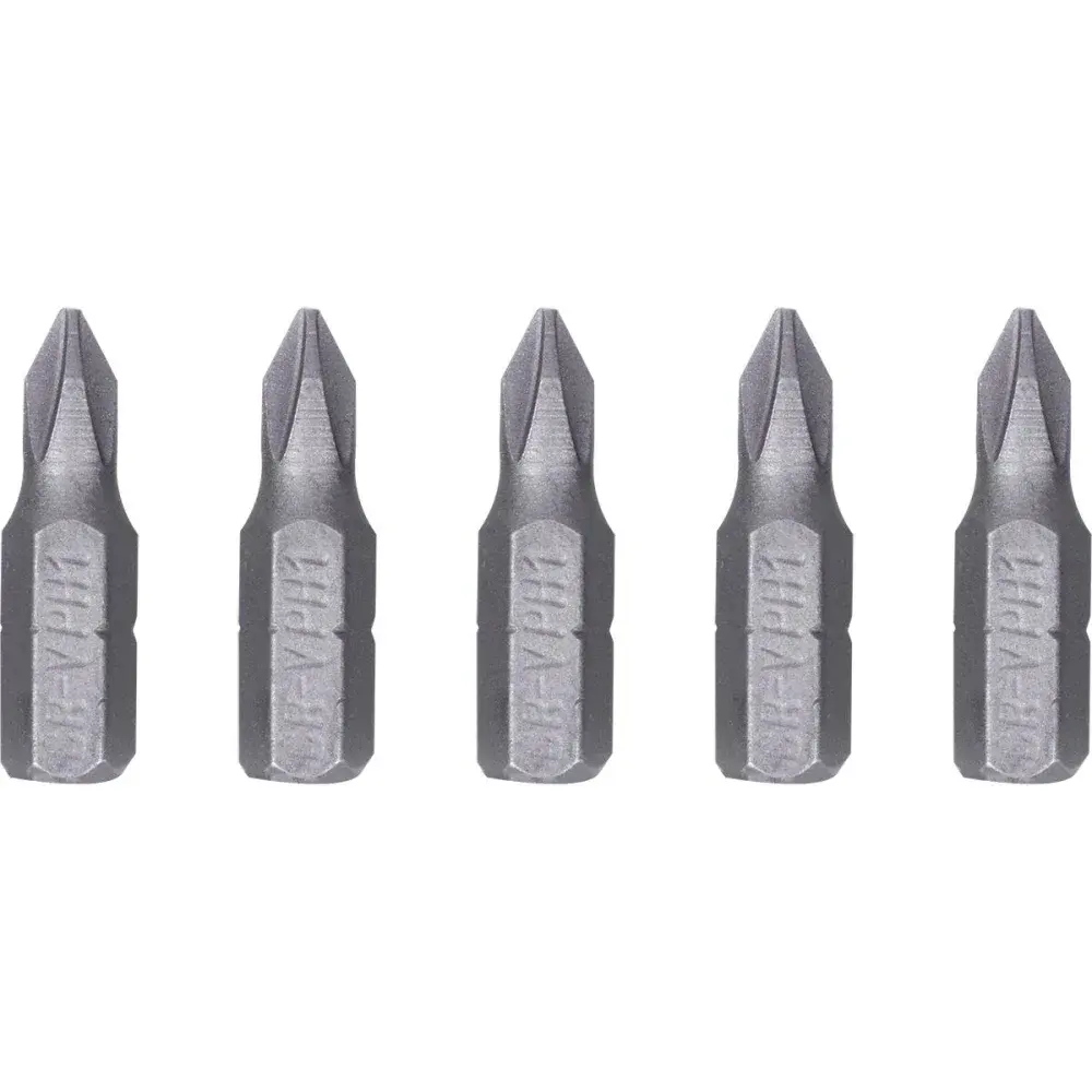 Bits 1/4 ponta philips PH1X25,4MM 5 peç Worker — fotografia de referência