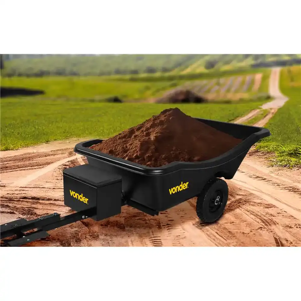 Carreta Agrícola para Motocultivador 200 kgf Plástico Reforçado VONDER — fotografia 2