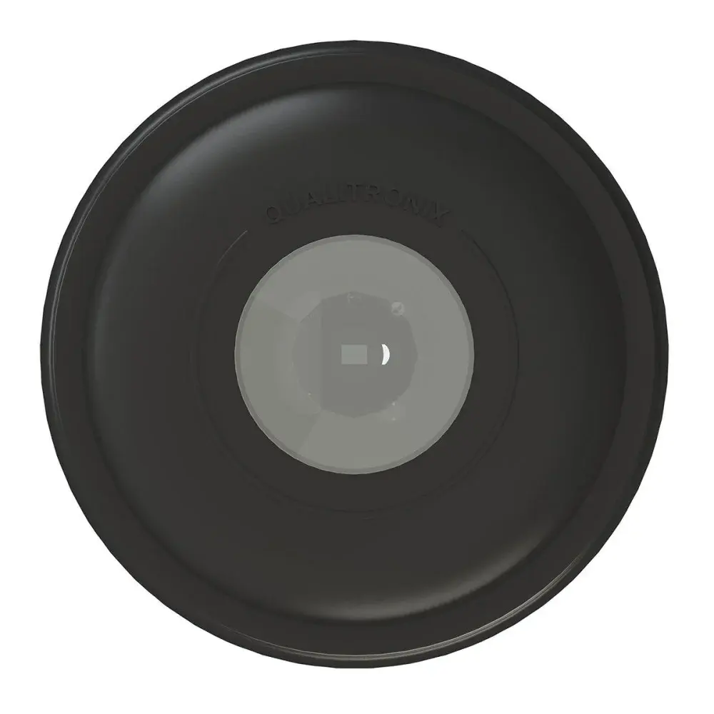 Sensor de presença QA19MP sobrepor e imbutir lente 360° bivolt preto da Qualitronix