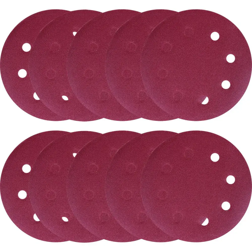 Disco de lixa 180MM grão 180 com 8 furos WBR