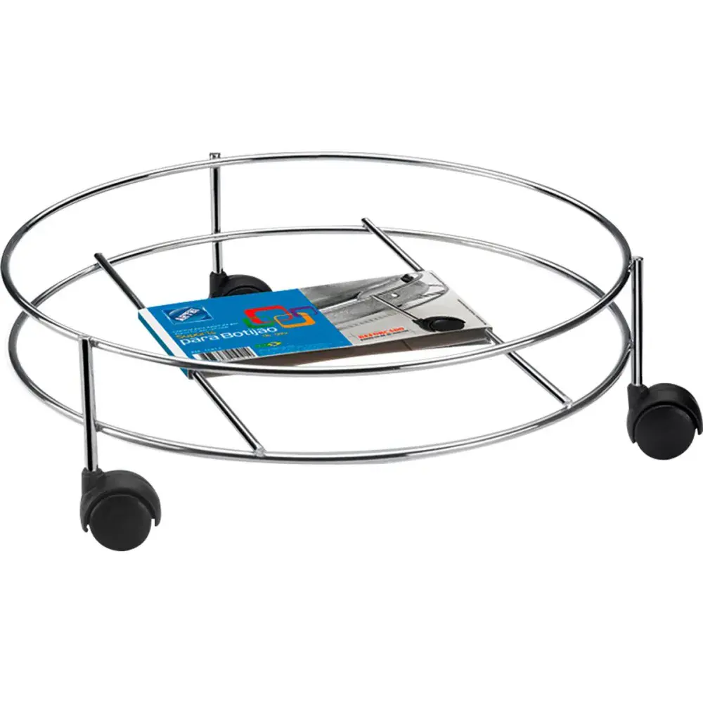 Suporte para botijão de gás com rodas 30,5CM Arthi